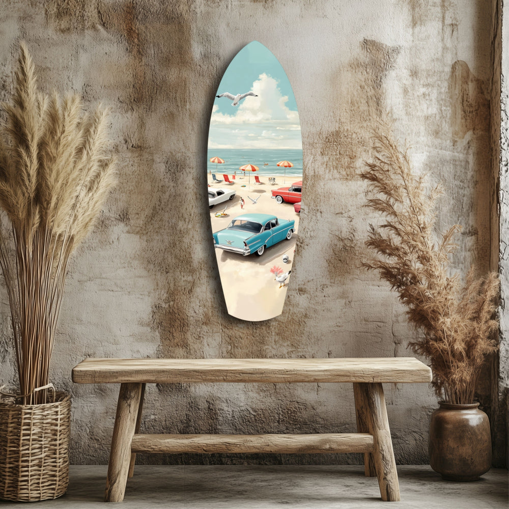 Timeless by the Sea V3 Glass Wall Art.