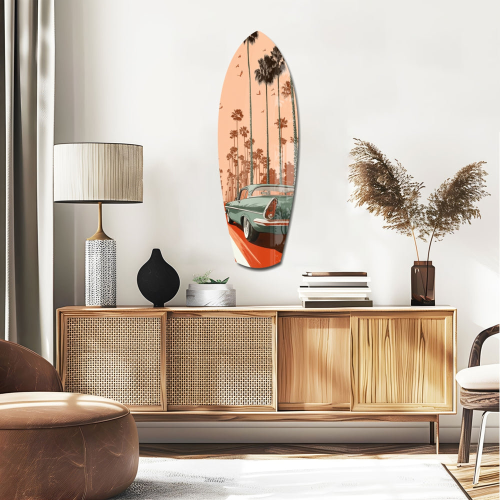 California Dreams V2 Glass Wall Art.