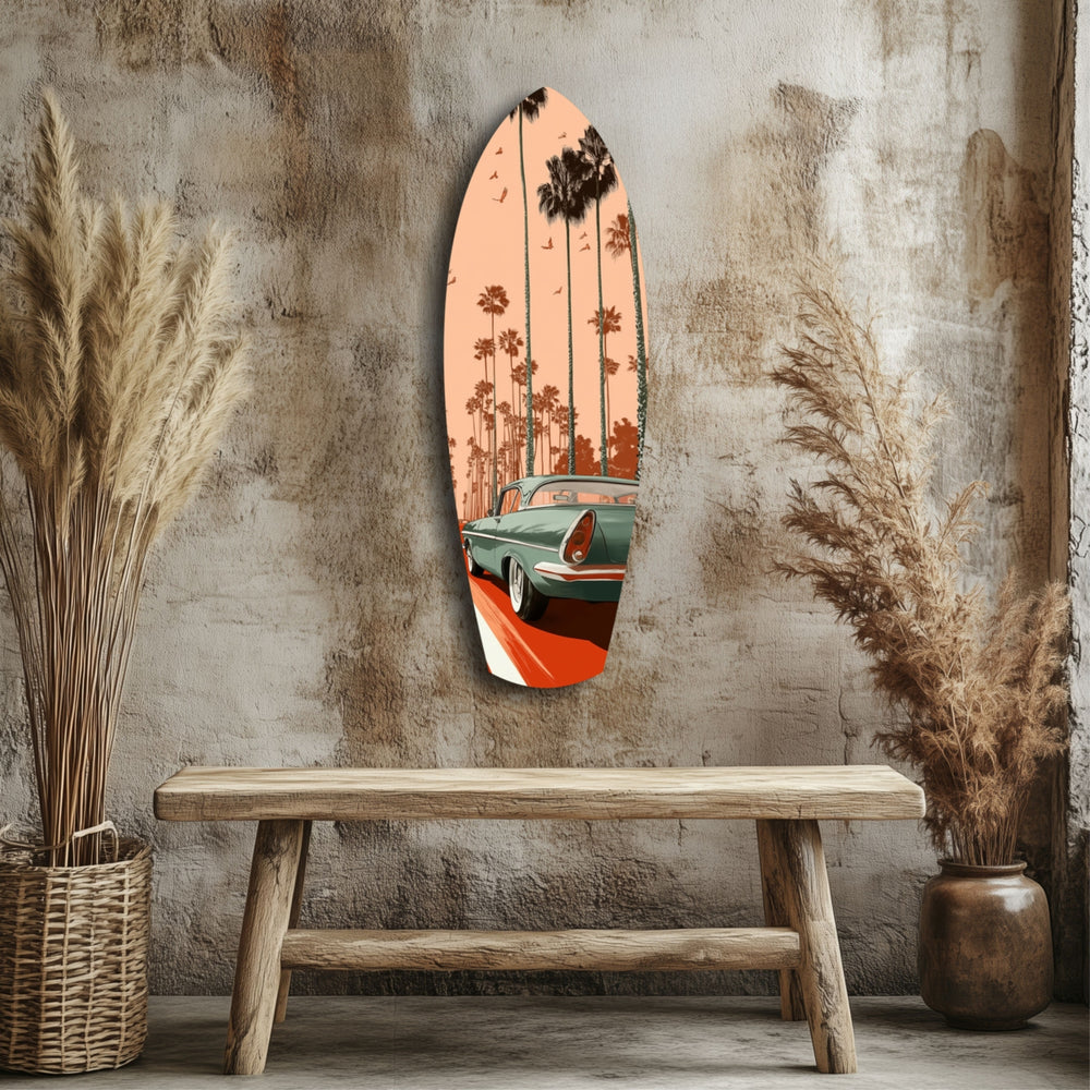 California Dreams V2 Glass Wall Art.