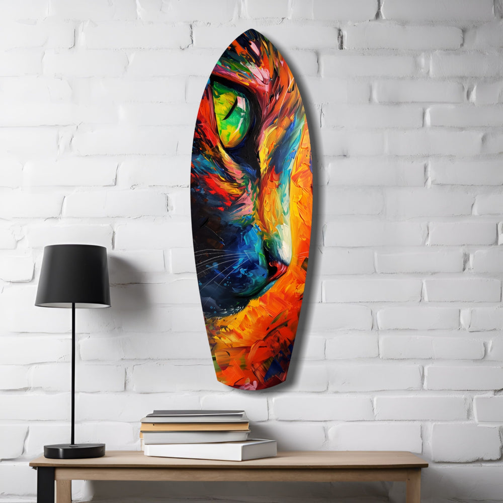 Cat Dream Glass Wall Art.