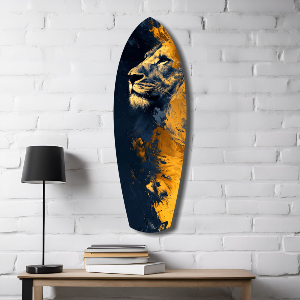 Lion Pride V1 Glass Wall Art.