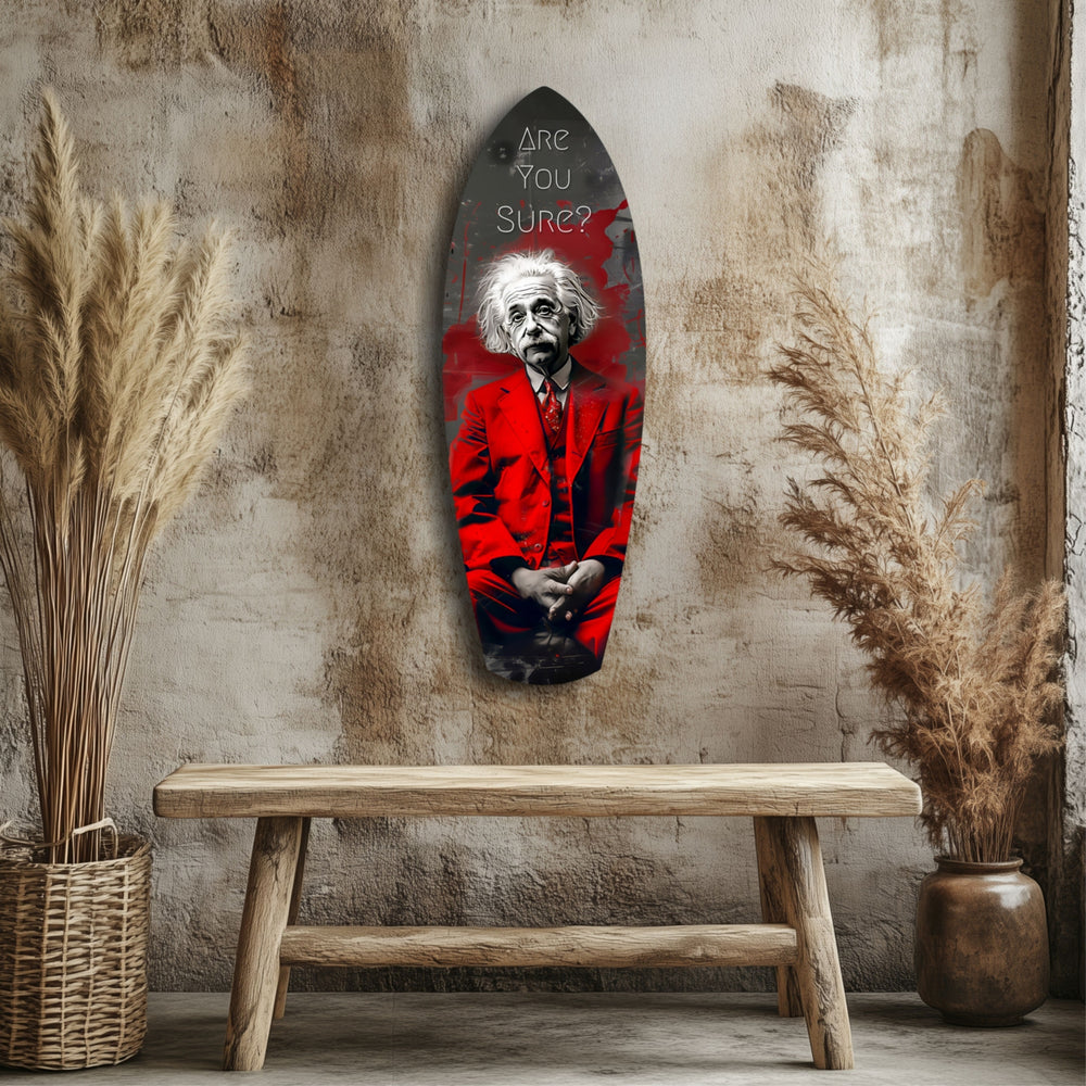 Are You Sure Glass Wall Art.