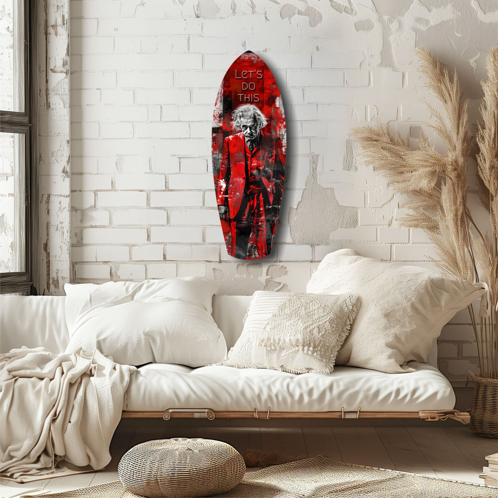 Lets Do This Glass Wall Art.