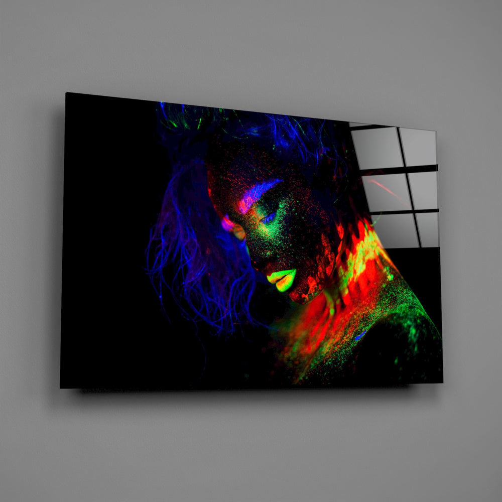 UV neon profile bringing club drama to a contemporary living space