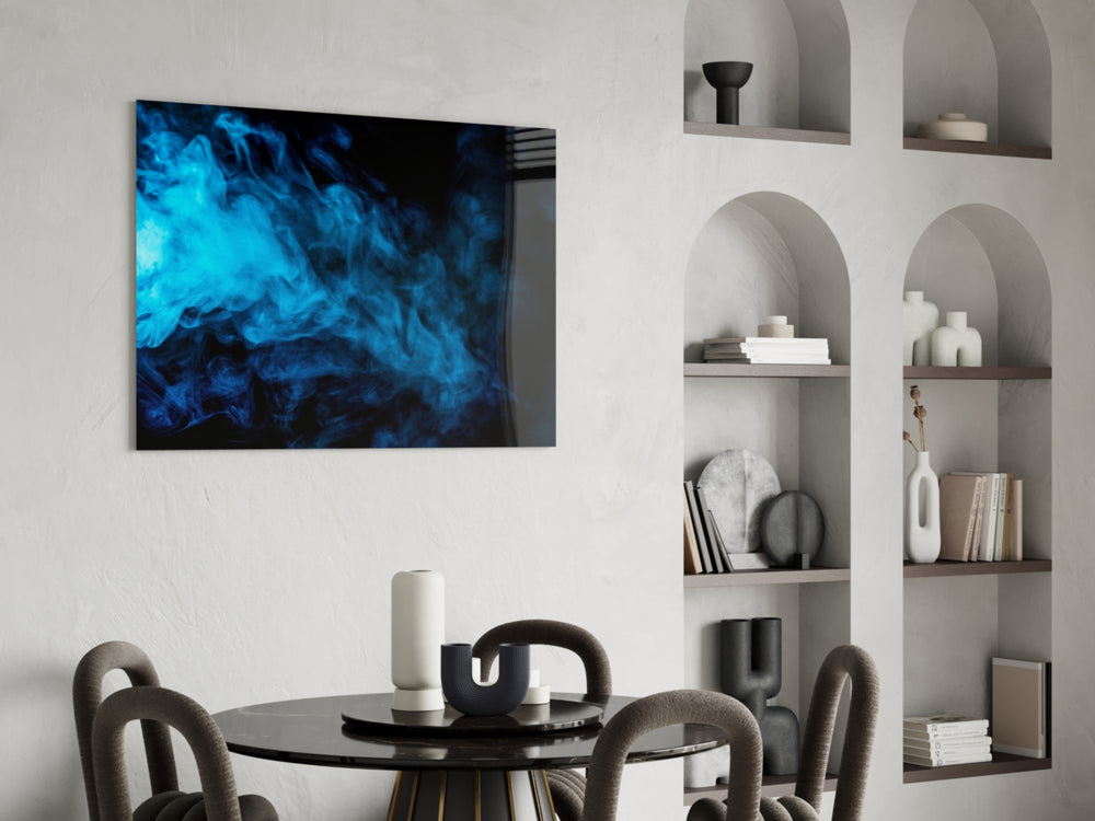 Blue Smoke panel adding after-dark calm to a lounge
