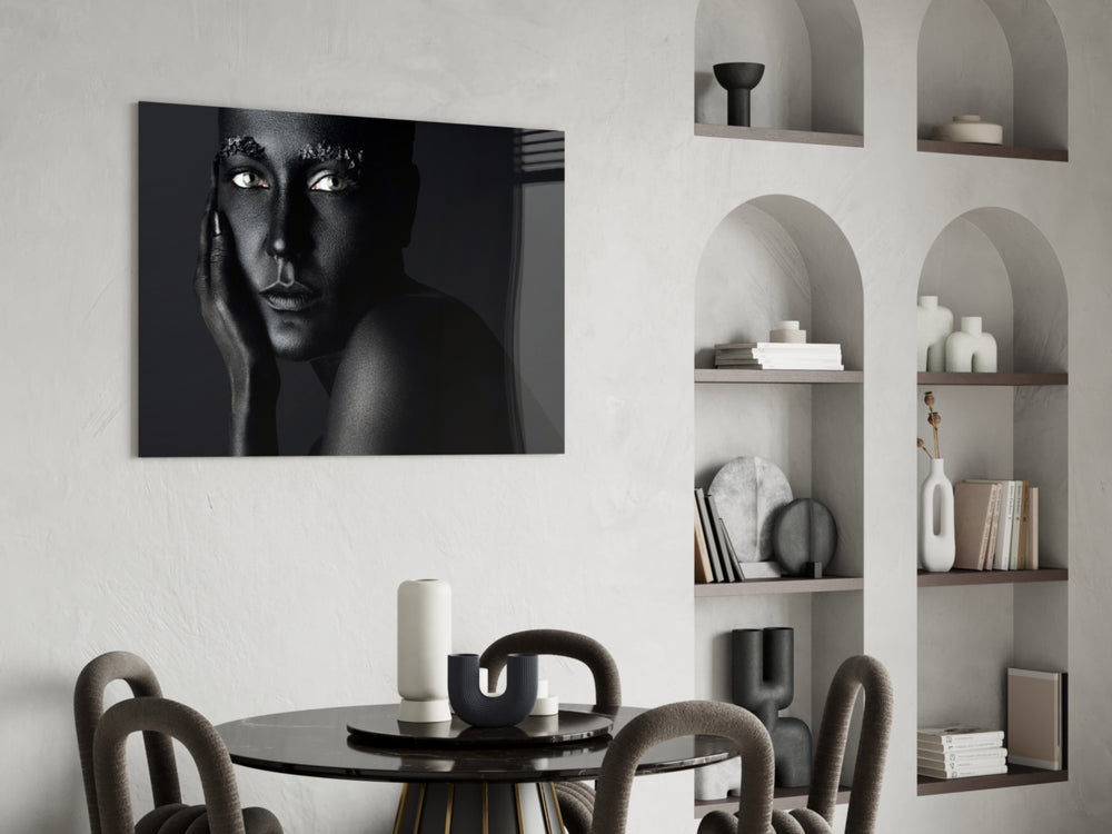 Woman Portrait 37 panel adding contemplative taste to a study