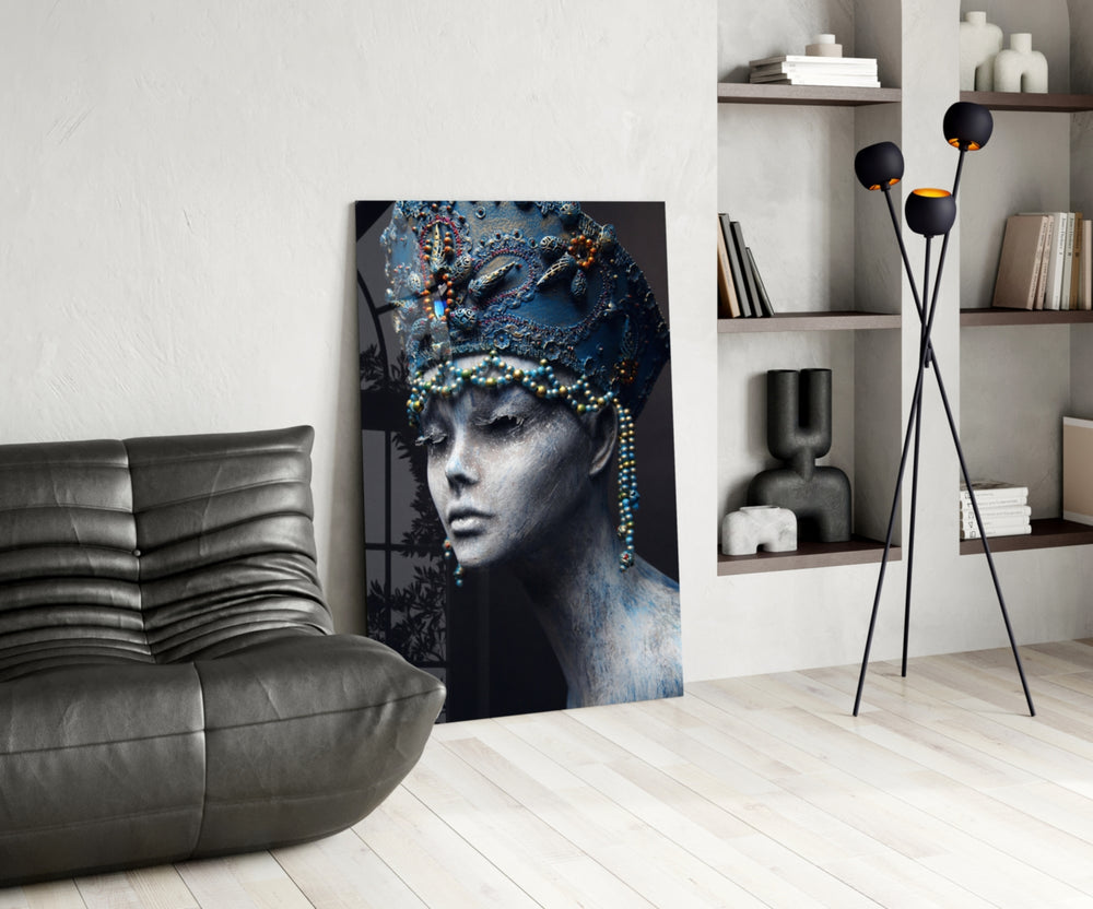 Woman Portrait 38 panel adding scholarly mood to a study