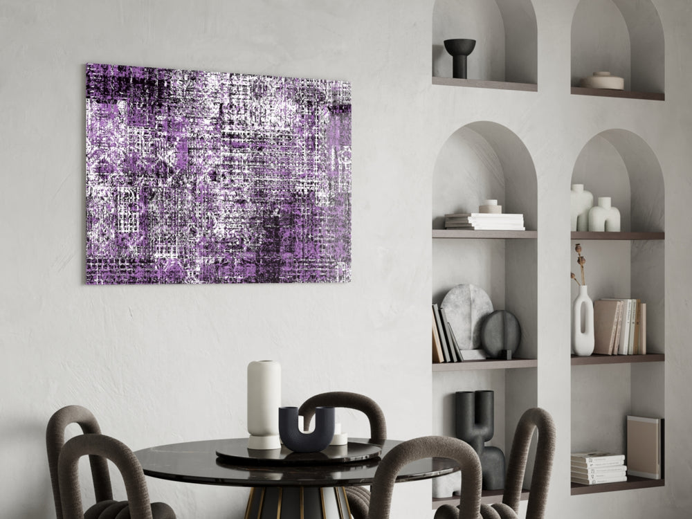 Abstract panel adding after-dark mood to a lounge