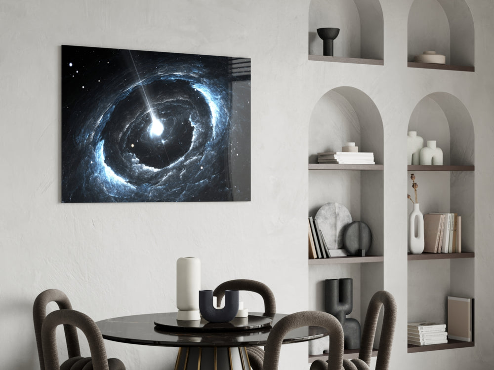 Cosmos panel adding space wonder to a child's room