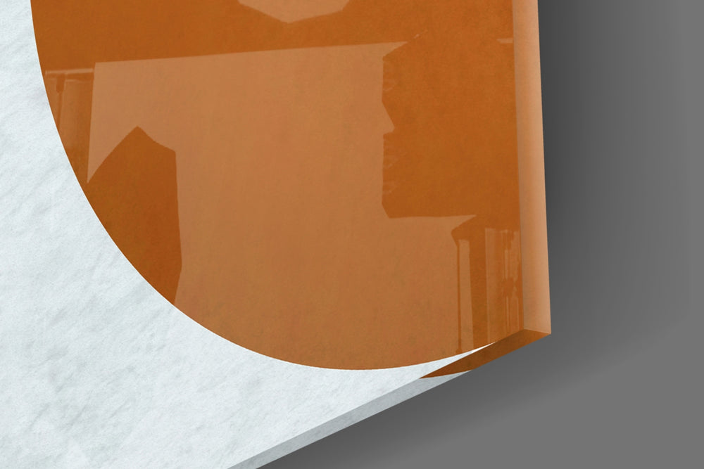 Copenhagen artwork anchoring a contemporary wall in moody palette