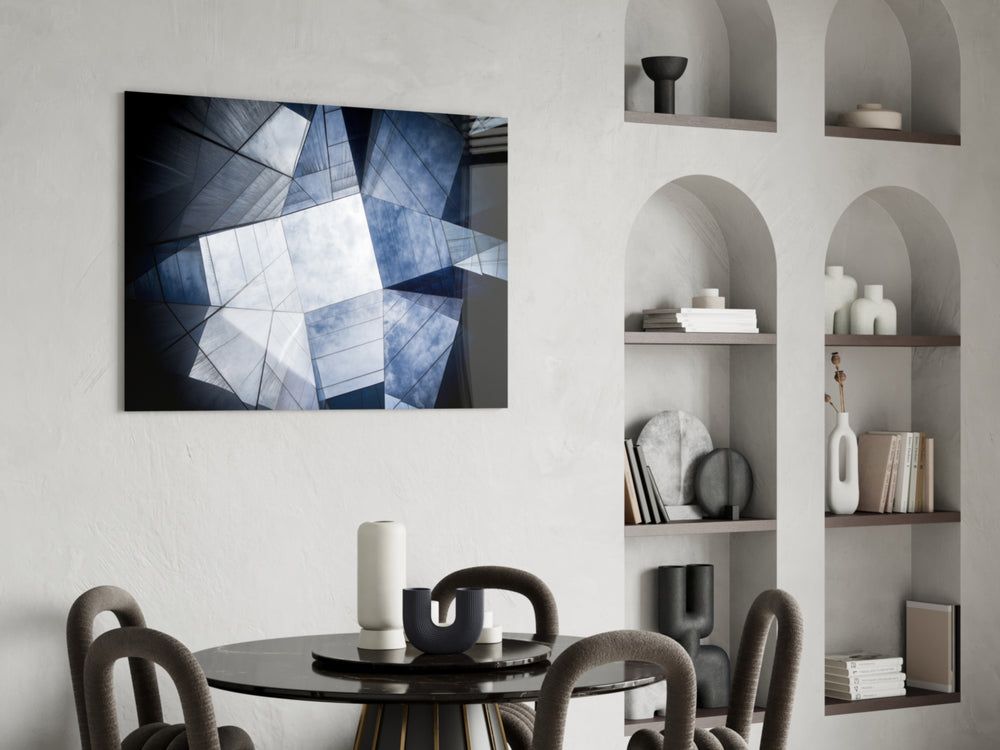 Geometric Architecture panel adding architectural focus to a study