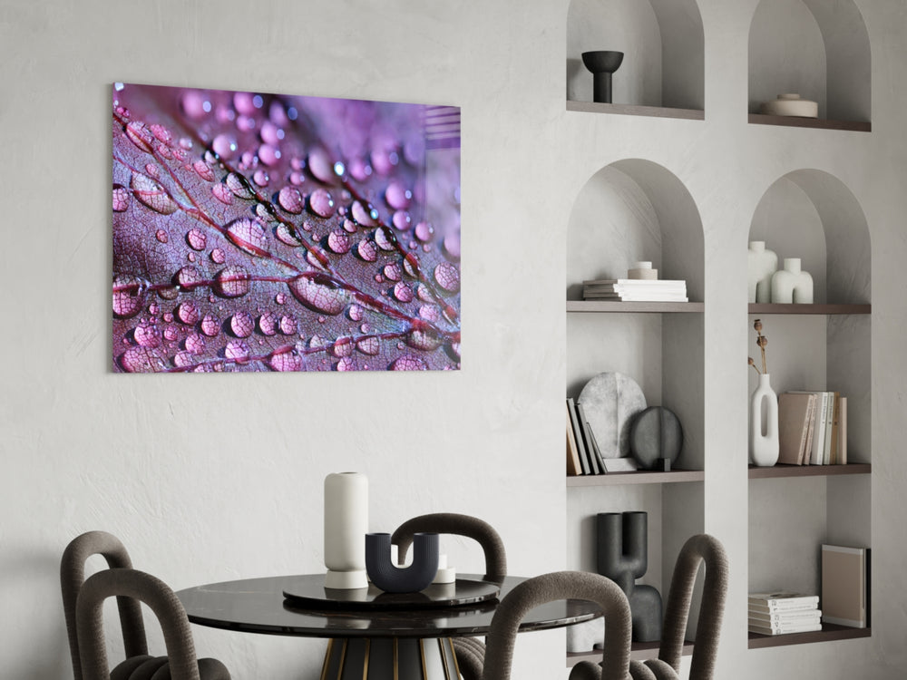 Purple Leaf panel adding botanical pulse to a study