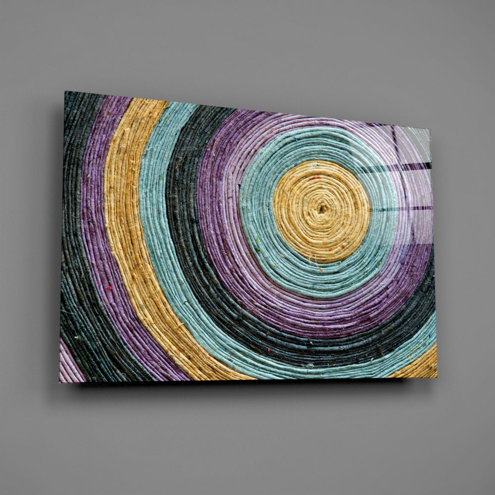 Paper-coil panel bringing crafted warmth to a contemporary living space