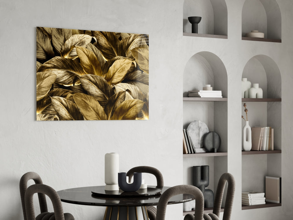Yellow Leaf panel adding collector taste to a study