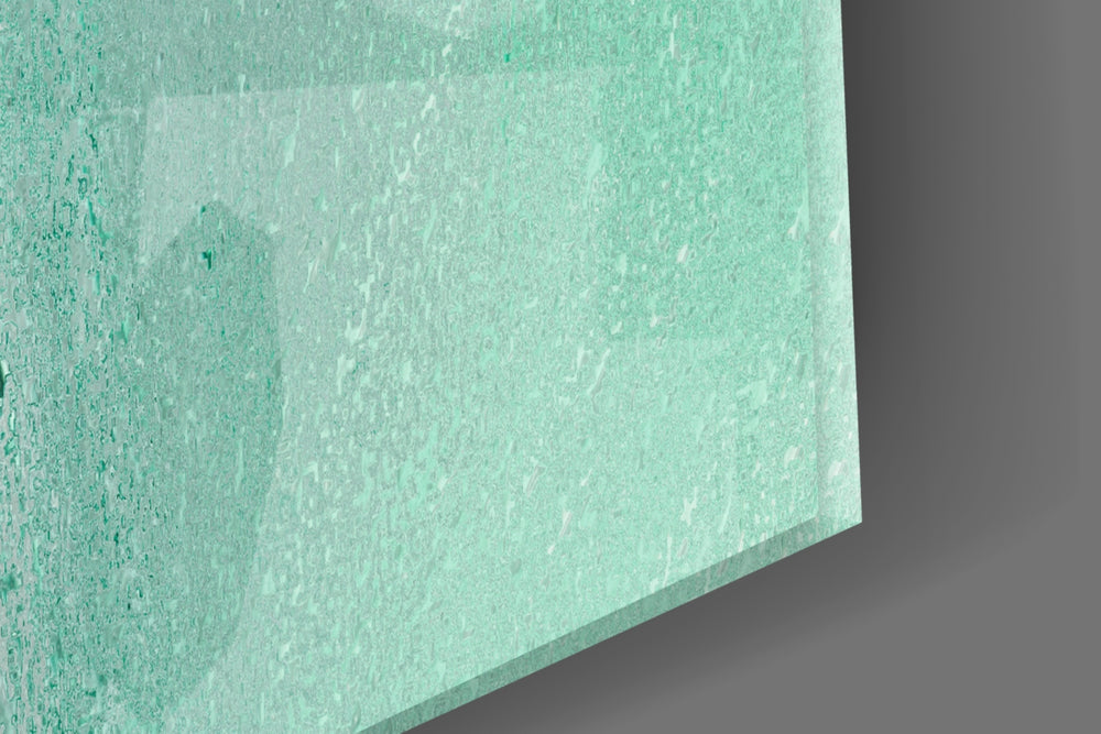 Green Abstract Pattern artwork anchoring a contemporary wall in soft palette