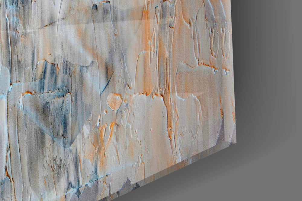 Abstract Pattern artwork anchoring a contemporary wall in soft palette