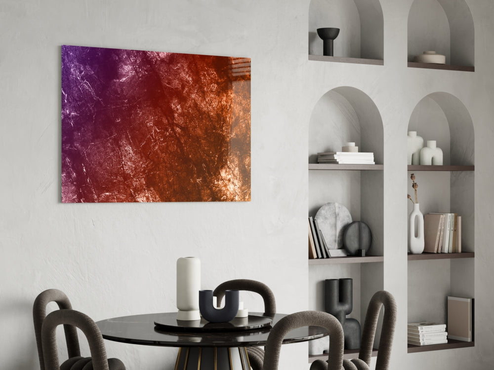 Abstract Pattern panel adding collector taste to a lounge