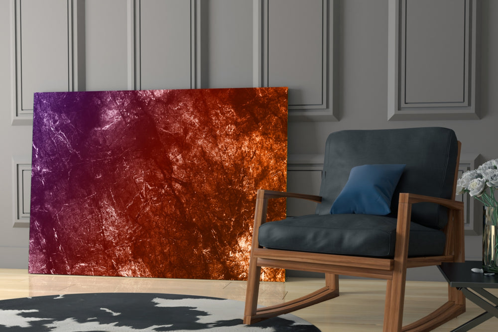 Abstract Pattern glass print enhancing a hallway with statement texture