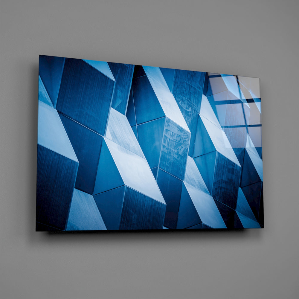 Cobalt façade panel bringing executive presence to a contemporary living space