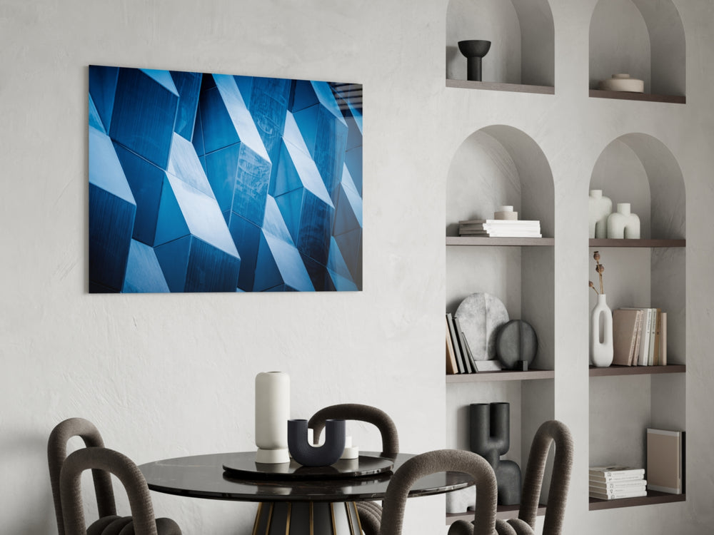 Architectural Geometric Shapes panel adding architectural focus to a study