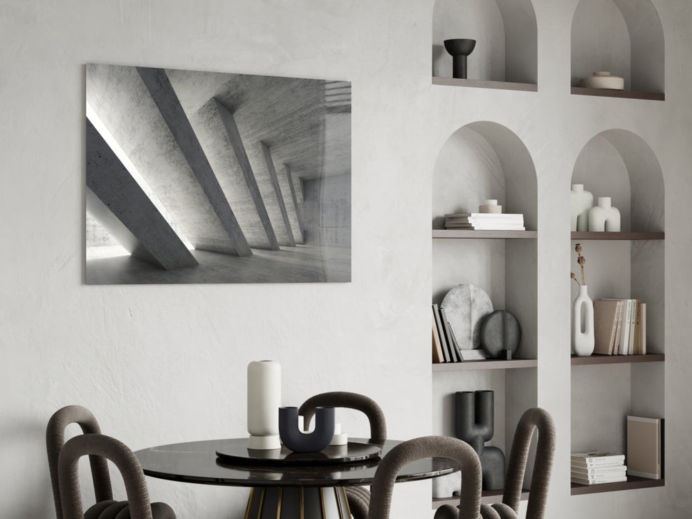 Architectural Walls panel adding architectural focus to a study