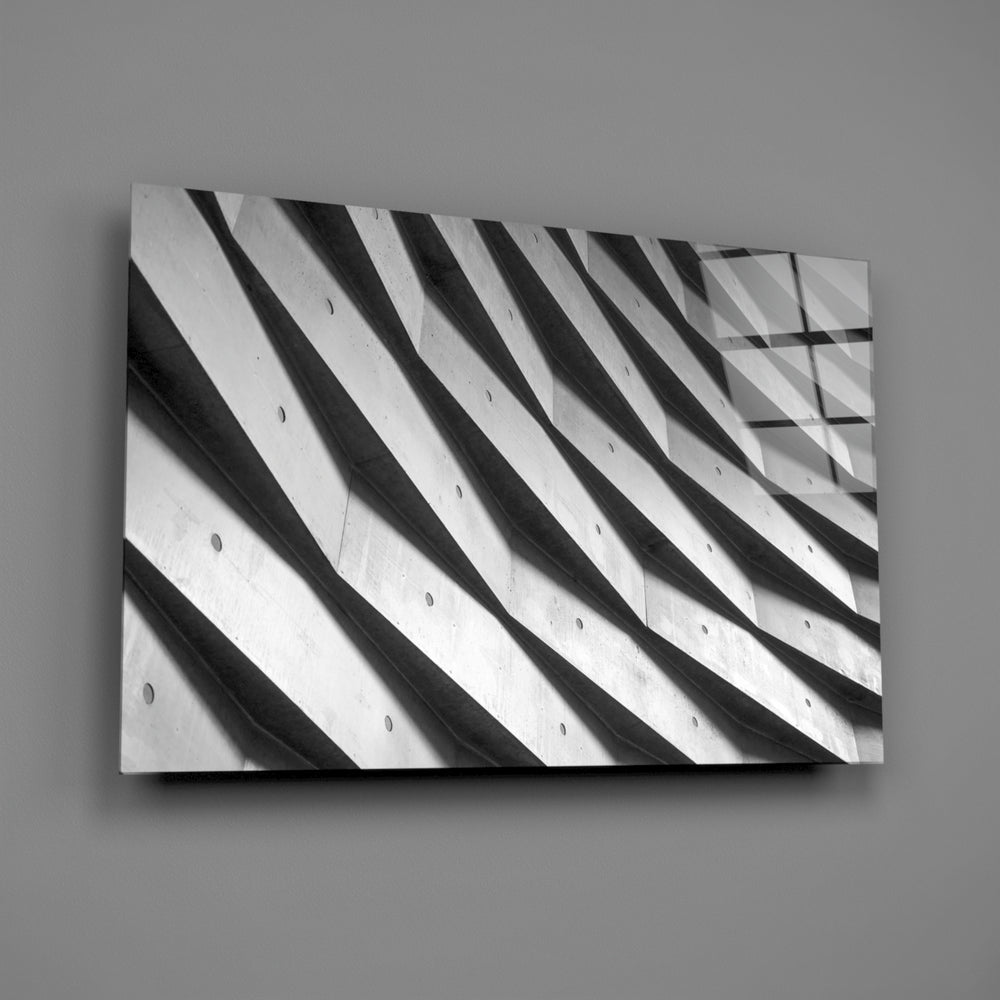 Concrete-fin panel bringing executive presence to a contemporary living space