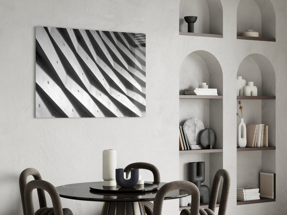 Architectural Walls panel adding architectural focus to a study