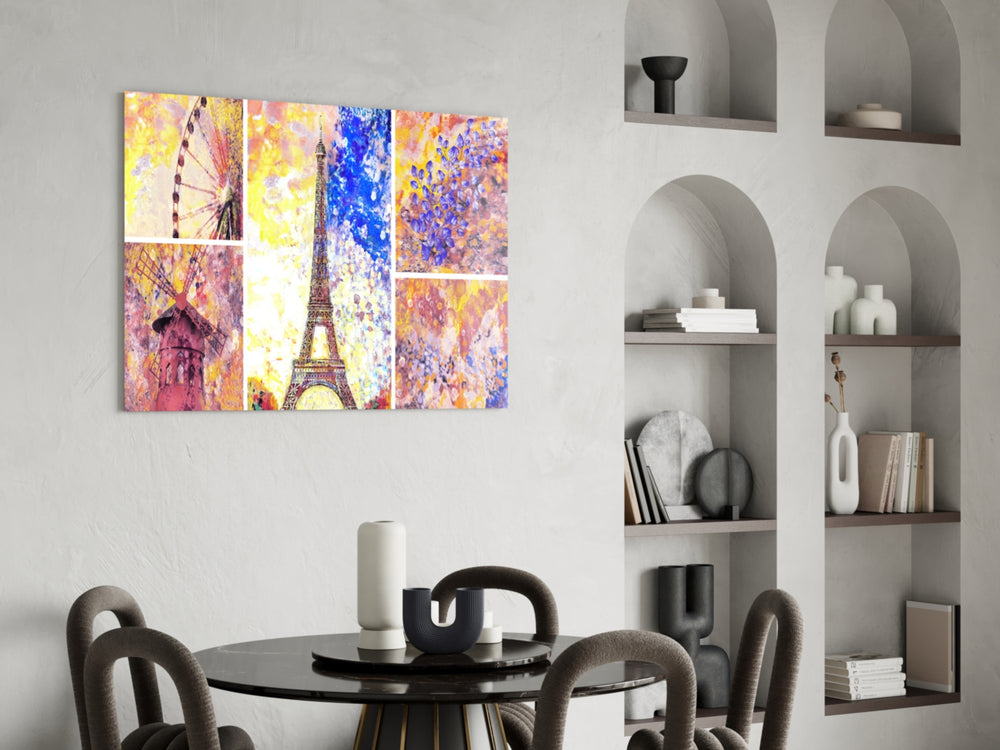 Eiffel panel adding cosmopolitan taste to a living room