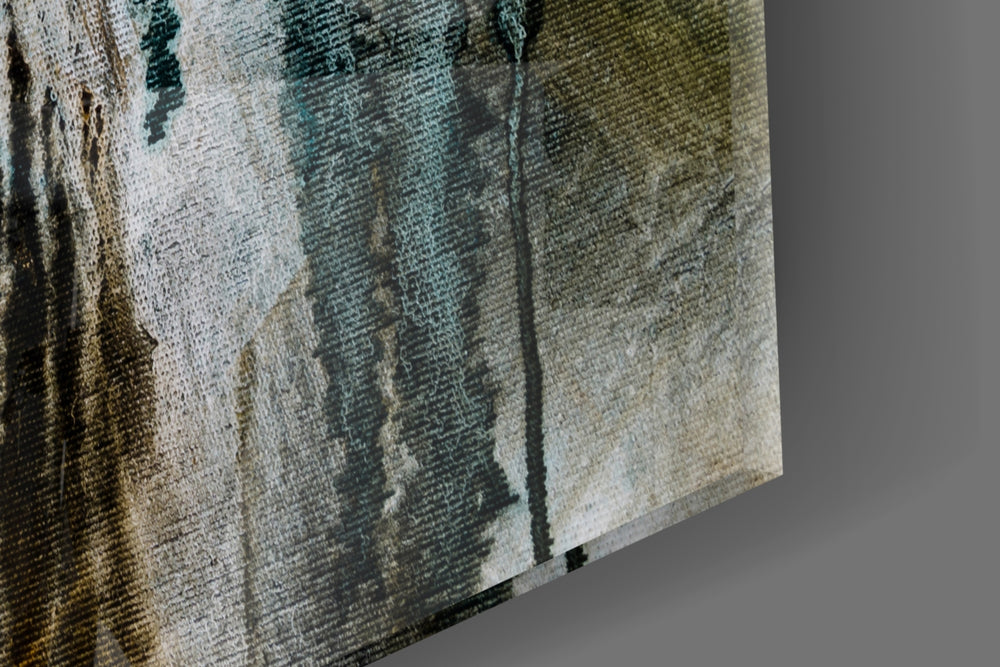 Abstract Colors artwork anchoring a contemporary wall in moody palette