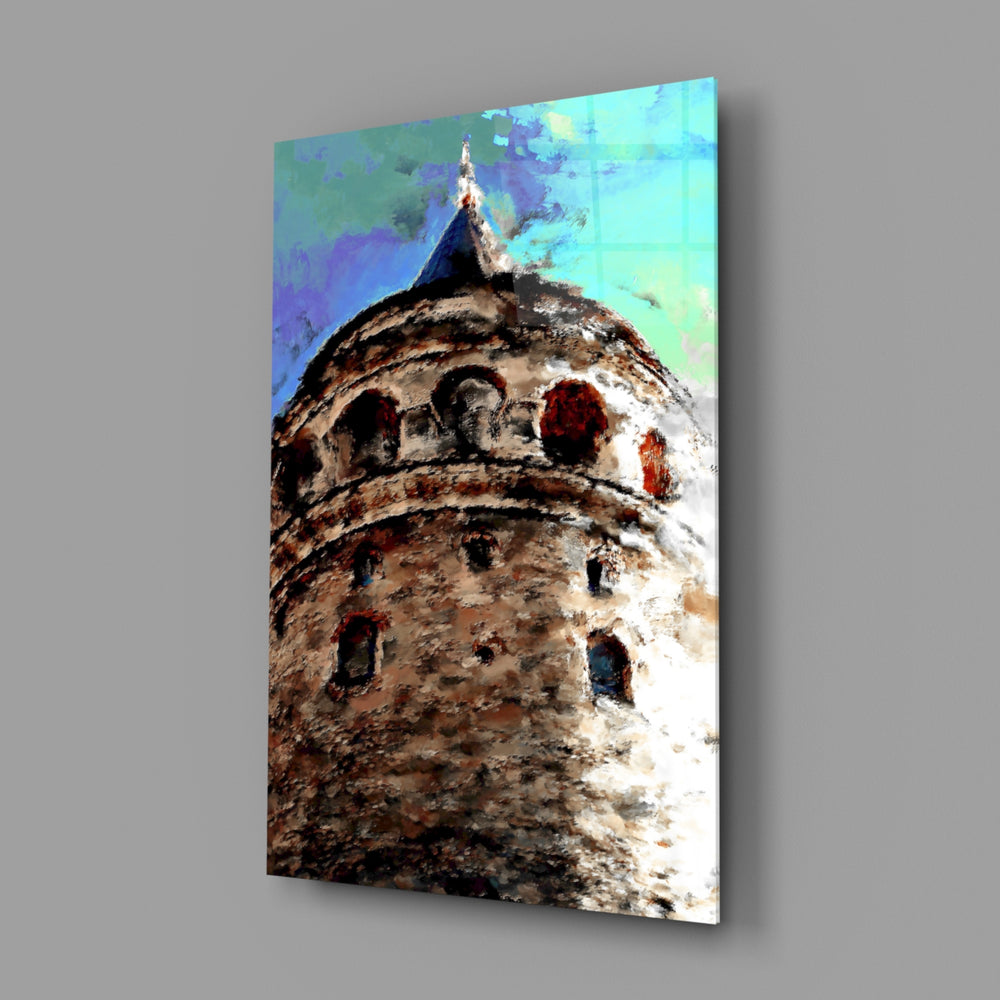 Galata Tower panel bringing Istanbul mood to a contemporary living space