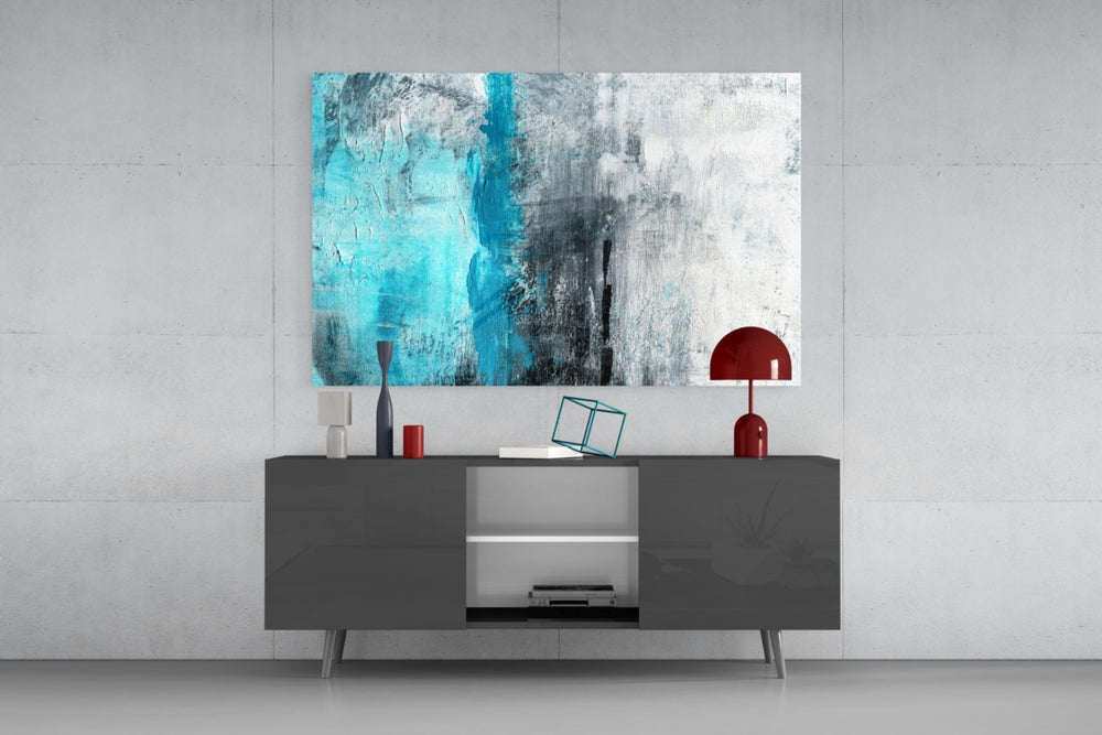 Abstract panel catching soft light to reveal its weathered grain