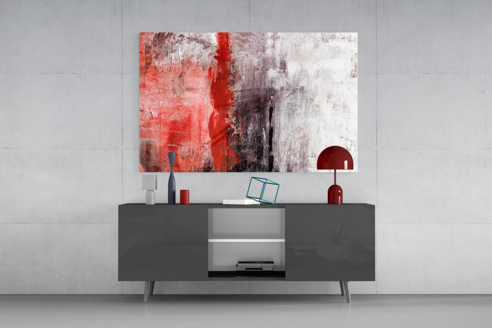 Abstract panel catching warm light to reveal its weathered grain