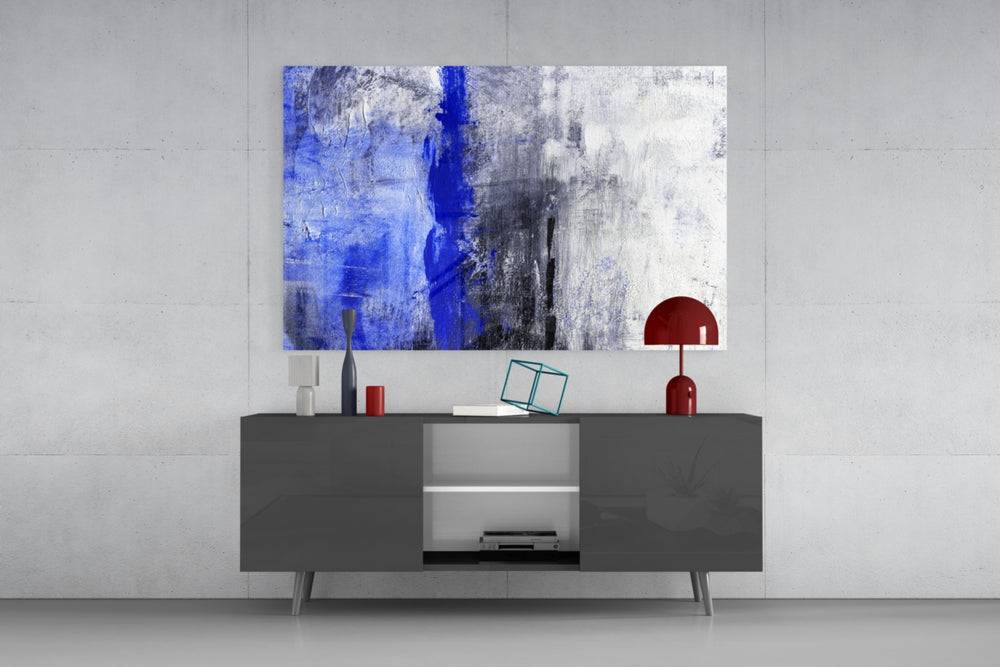 Abstract panel catching soft light to reveal its weathered grain