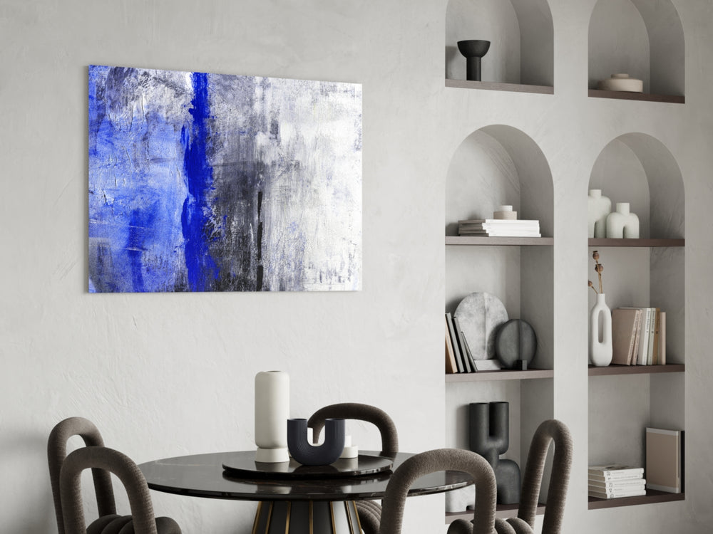 Abstract panel adding executive presence to an office