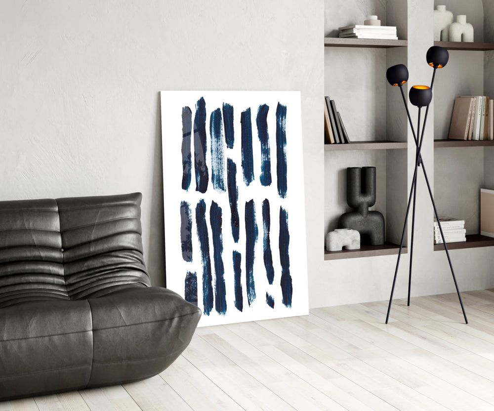 Lines panel adding serene mood to a bedroom