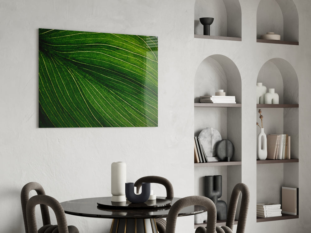 Green Leaf panel adding naturalist taste to a study