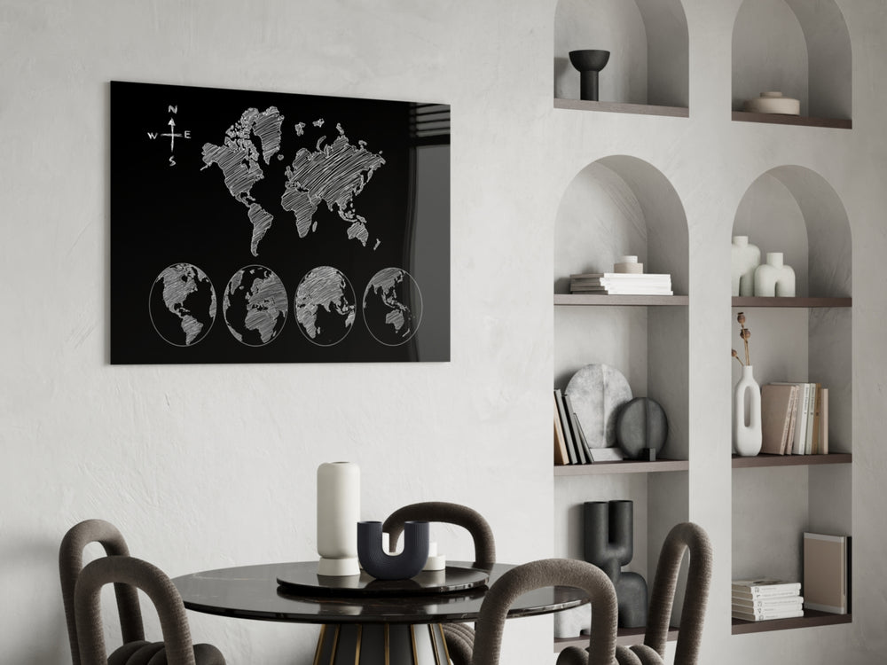Continents panel adding travel mood to a study