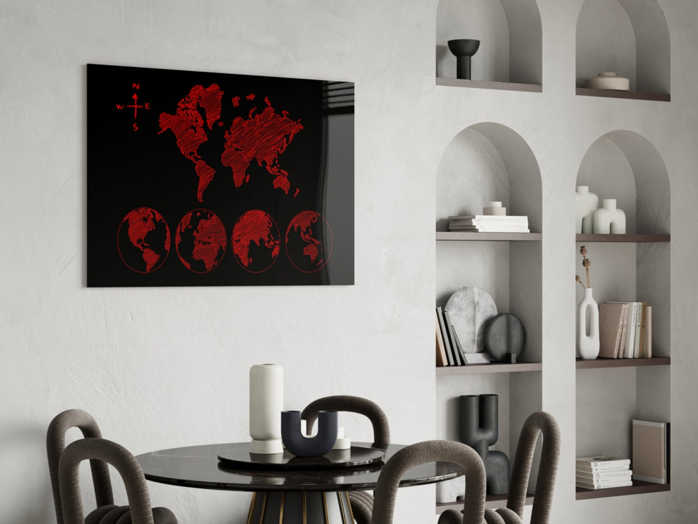 Continents panel adding travel mood to a study