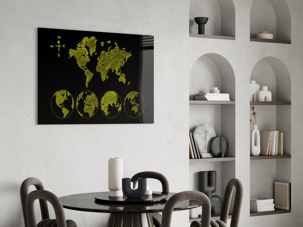 Continents panel adding travel mood to a study