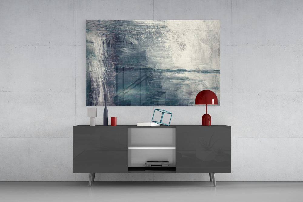 Abstract Colors panel catching soft light to reveal its dimensional grain