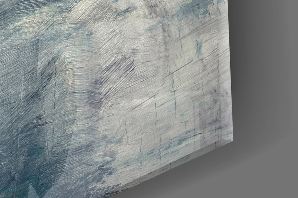 Abstract Colors artwork anchoring a wall with moody palette