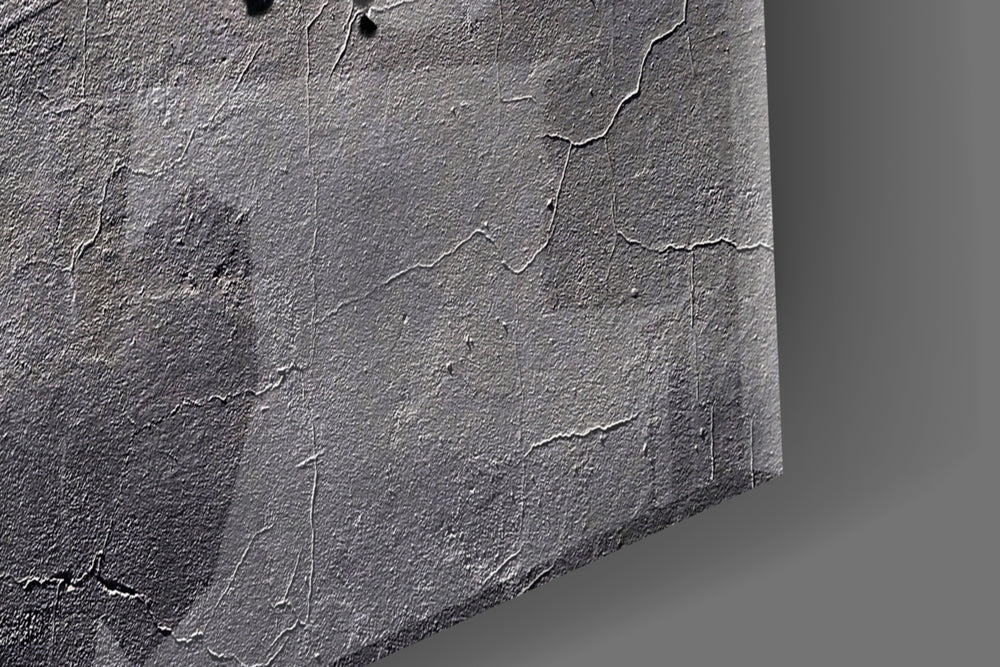World Map artwork anchoring an entryway with neutral palette