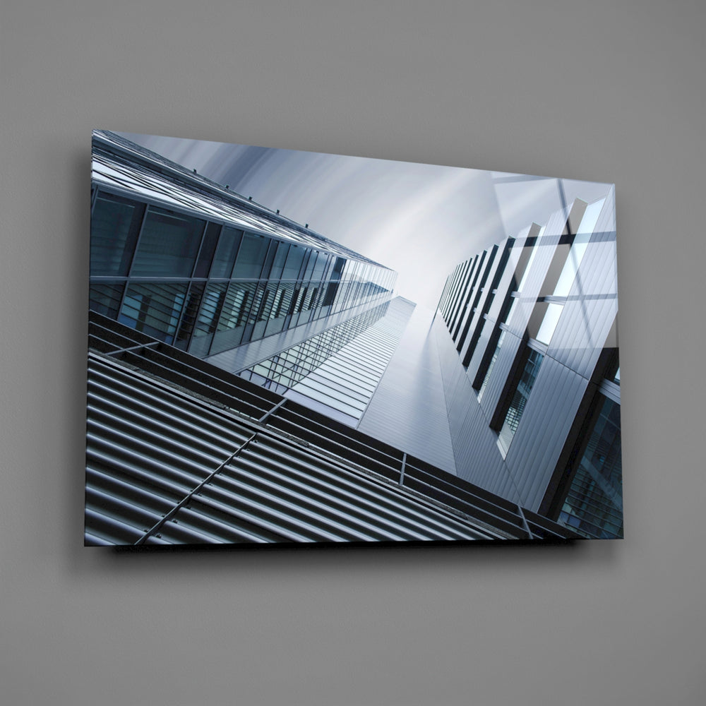 Skyscraper panel bringing urban sophistication to a contemporary living space
