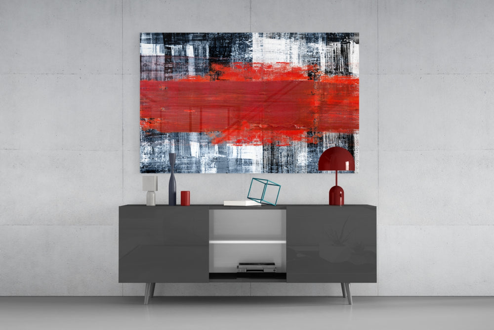 Colors panel catching gallery light to reveal its painterly drag