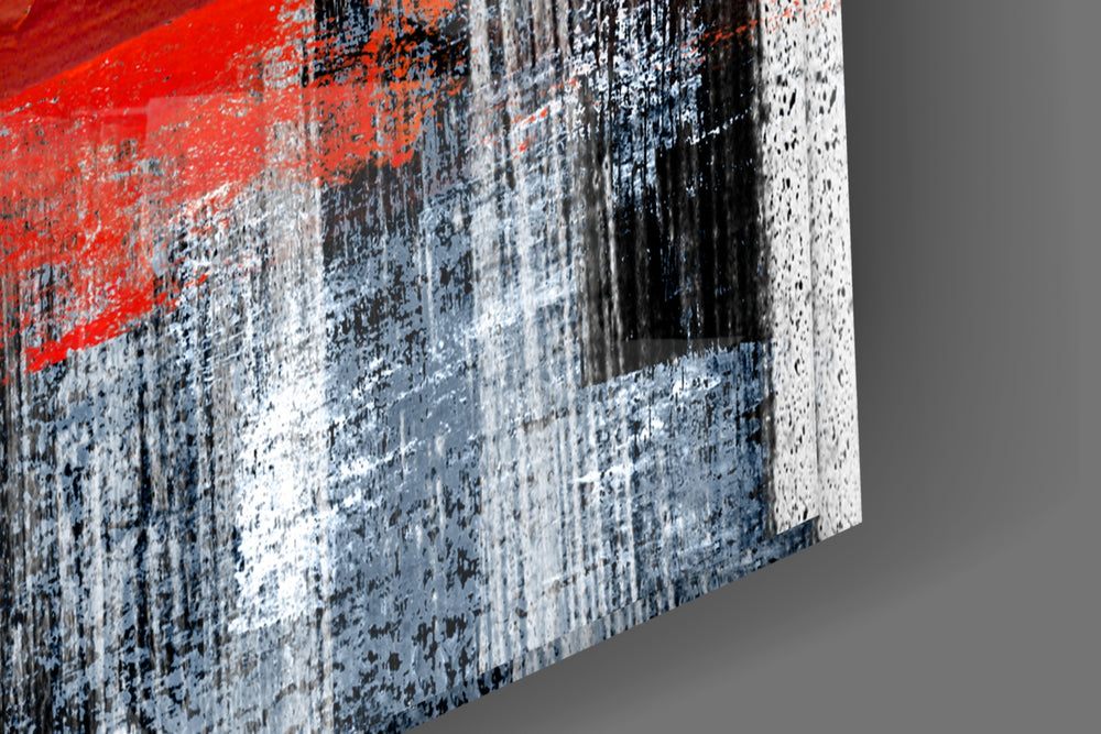Colors artwork anchoring a wall with bold modern palette