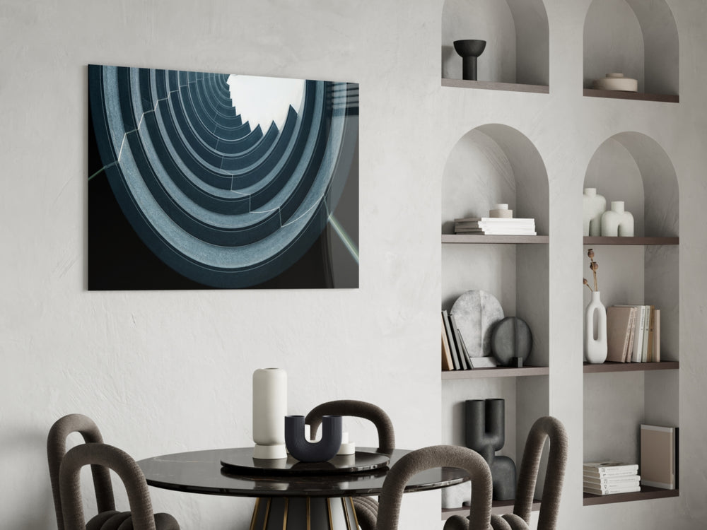 Geometric Structures panel adding minimalist focal pull to a study