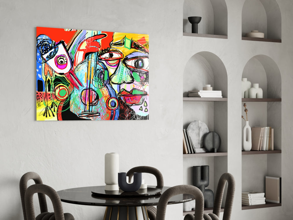 Bird, Violin and Man panel adding maker spark to a teen room