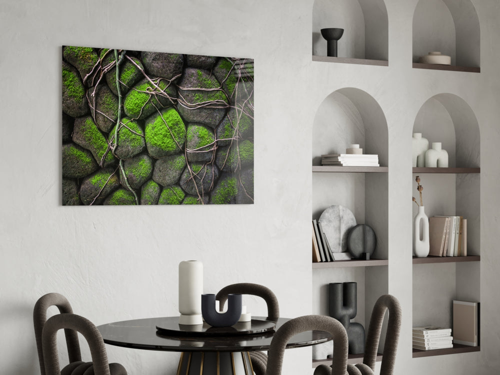 Mossy Stones panel adding zen mood to a meditation space