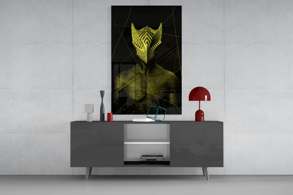 Darko Yellow panel catching low light to reveal its vector clarity