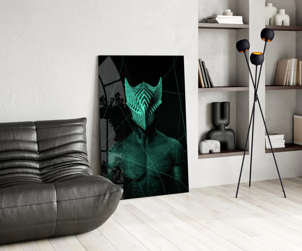 Darko Green panel adding cyberpunk attitude to a man-cave